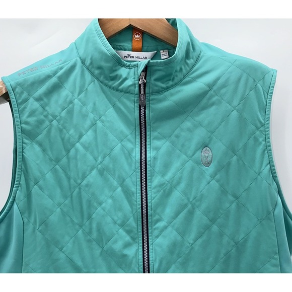 Peter Millar Jacket‎ Mens Large Crown Sport Lily Pad Fuse Elite Hybrid Vest